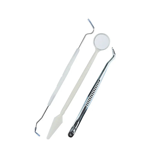 Dental Tool Kit Stainless Steel Instrument dentist Kit Mouth Mirror Probe Hook Pick Tweezer Set dentista Oral Care Kit