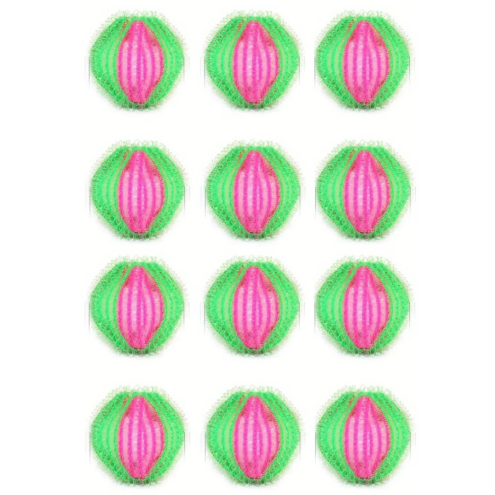 6PCS Pet Hair Remover for Laundry Lint Remover Washing Balls Reusable Dryer Nylon Balls Dogs Cats Hair Lint Remover for Laundry