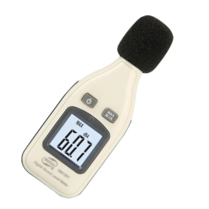 AT21-37MD Noise Measurement Device ABS Sound Pressure Level Meter Noise Meter With Wide Measuring Ranges For Home