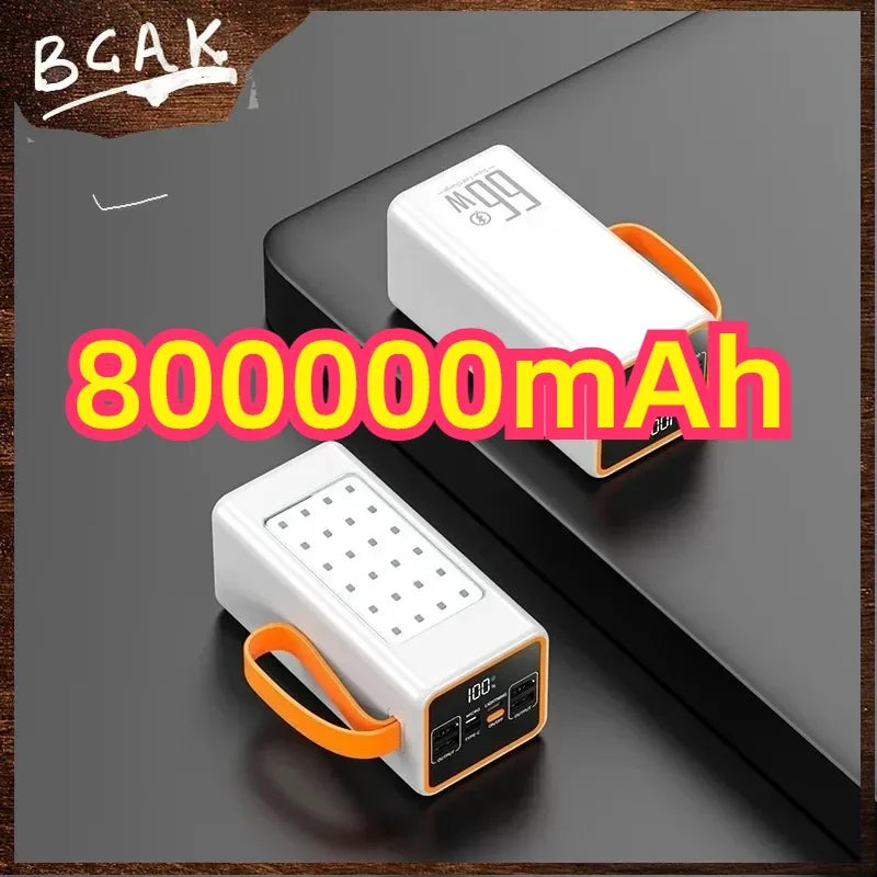 500000mah 100000mah 200000mah 300000mah Upgraded Version Super Powerbank Fast Charge Portable Power Bank Super Large Capacity