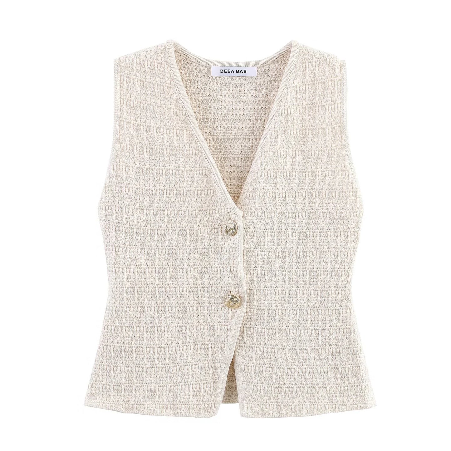 Women's Clothing 2025 New European And American Style Fashionable Knitted Texture Vest Casual Mini Skirt Set