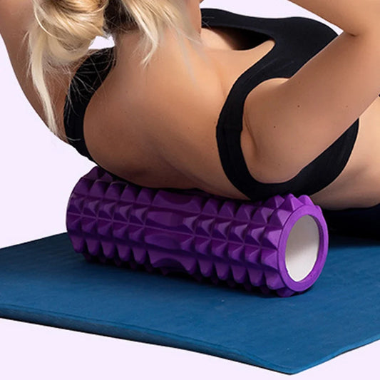 1pc Foam Massage Roller, Physiotherapy and Sports Rehabilitation, Hollow Yoga Column Fitness Equipment for Muscle Massage, Rolle