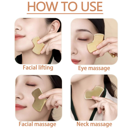 Beauty Health Facial Ma GuaSha Scraping Eye massage device Massage Tools Anti Wrinkle Skin Tighten Physical therapy Massage Tool