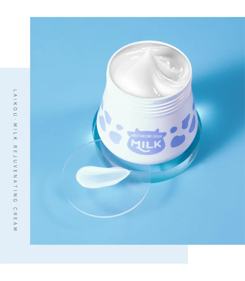 LAIKOU Milk Face Carem Moisturizing Nourish Creams Beauty Aintenance Face Skin Care Cosmetics 55g