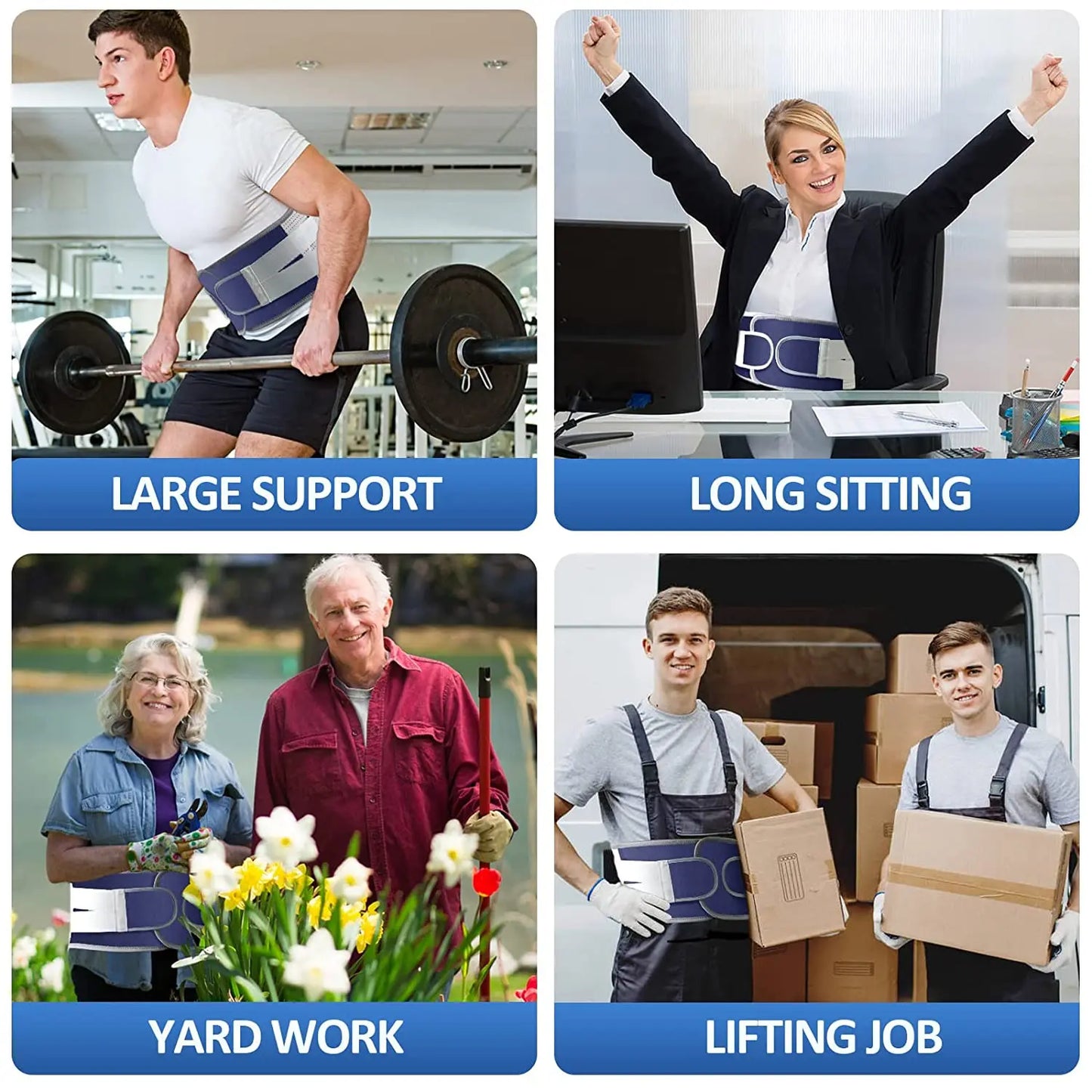 Back Brace for Men and Women,Lumbar Brace for Lower Back Pain Relief,Breathable Waist Lumbar Back Support Belt for Back Pain