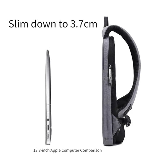 Men's 14/15 Inch Laptop Backpack Slim Casual Computer Backpack Ultra Light Waterproof Bag Suitable for Business