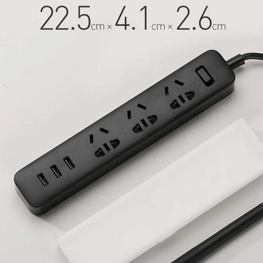 Original Xiaomi Smart Home Electronic Power Strip Socket Fast Charging 3 USB with 3 Sockets Standard Plug For Smart Home Life
