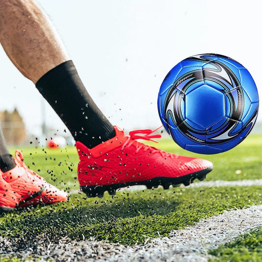 Size 5 Machine Stitched Football Waterproof Inflatable Sports Ball Professional Soccer Ball Outdoor Practicing Sports Supplies