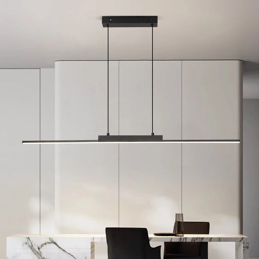Dining hanging Chandelier Modern Strip Pendant Light For Kitchen Office Bedroom Hang Light Home Décor Lighting Fixtures