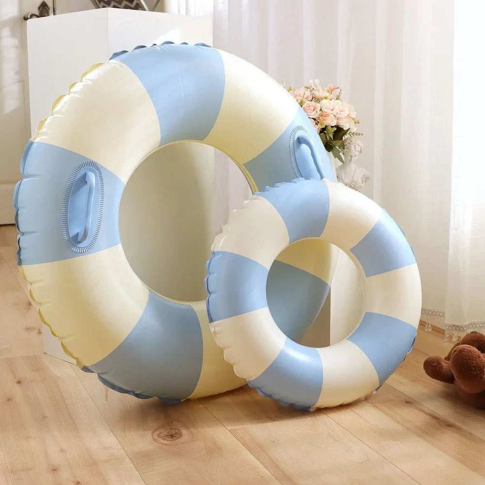 Donut Swimming Ring Inflatable Swimming Pool Floating Youth Children's Swimming Ring Baby Swimming Tube Water Play Pool Toy