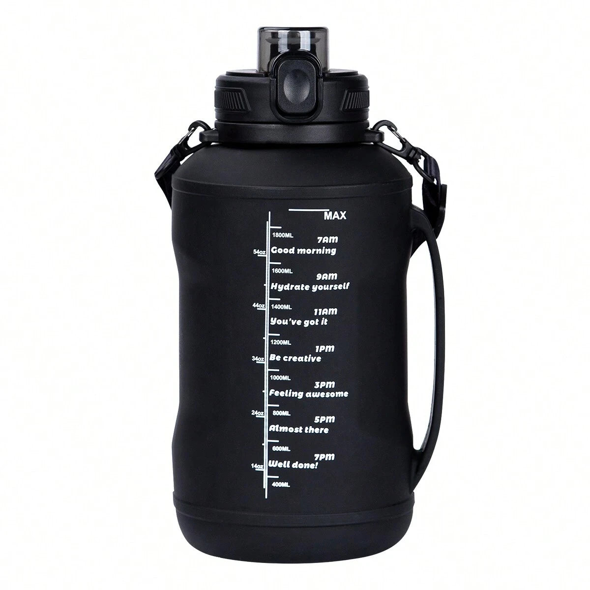 2L/64oz Silicone Water Bottles Collapsible Travel Water Bottle Roll Up Foldable Water Bottles With Straws Travel Camping Hiking