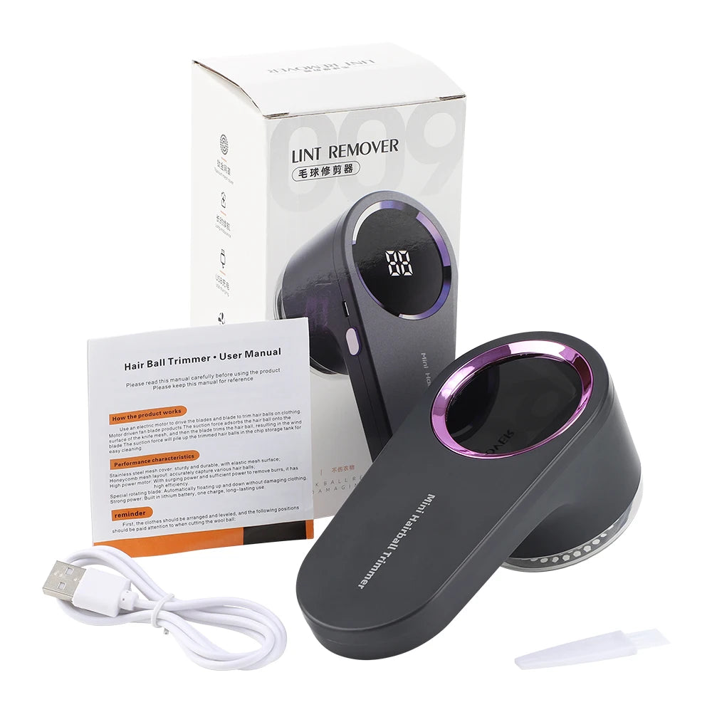 USB Rechargeable Electric Lint Remover Home Portable Hairball Trimmer Pellet Fabric Shaver For Clothes Fuzz Removing Machine
