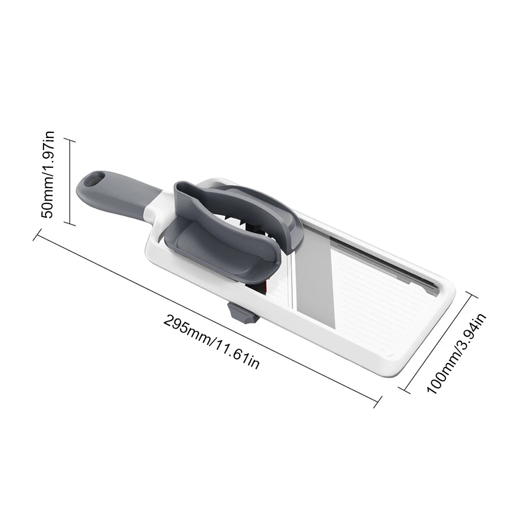 Safe Mandoline Food Slicer Easy To Clean Mandolin French Fry Cutter Adjustable Thickness for Speedy Slicing of Fruits Vegetables