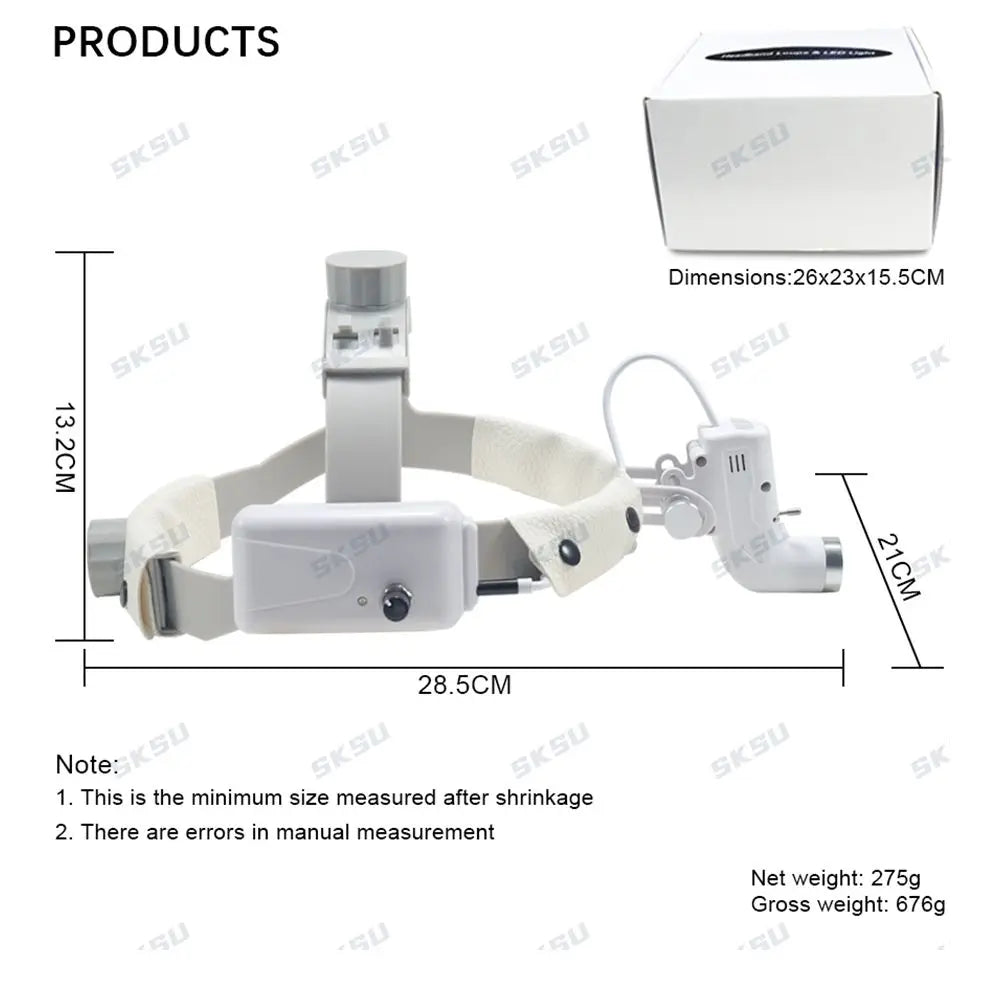 ENT Dental Headlight 5W LED Lamp For Dental Loupes Surgical Loupes Surgery Light Lamp For Dentist Medical Light Dentistry