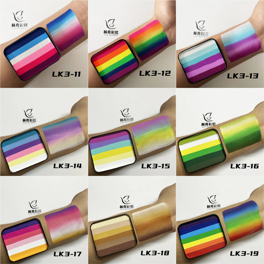 Vegan Face Paint Professional Split Cake Pastel Eyeliner Water Activated Face And Body Paint