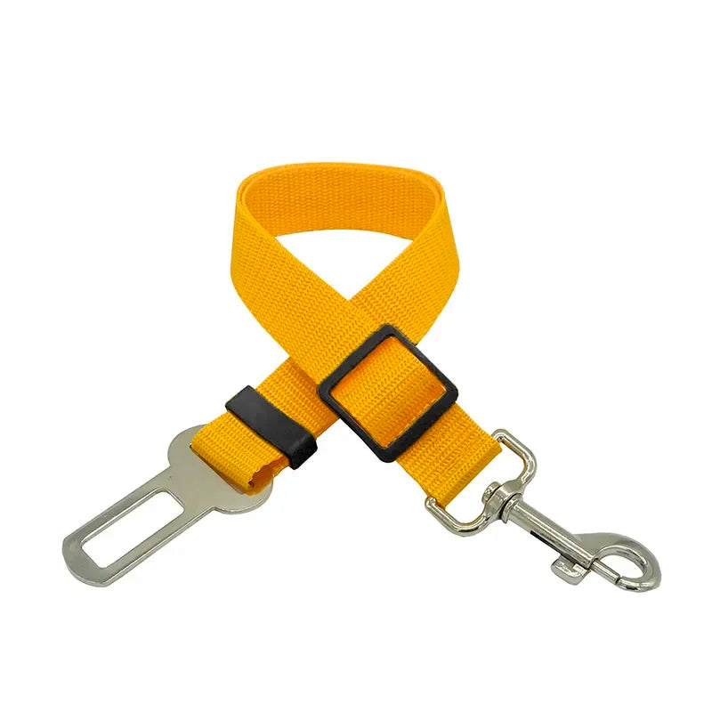 Adjustable Pet Cat Dog Car Seat Belt Pet Seat Vehicle Dog Harness Lead Clip Safety Lever Traction Dog Collars Accessoires