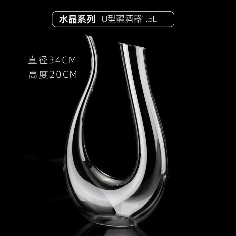 High-grade crystal glass red wine decanter household dispenserEuropean red wine jug wine personality jug set