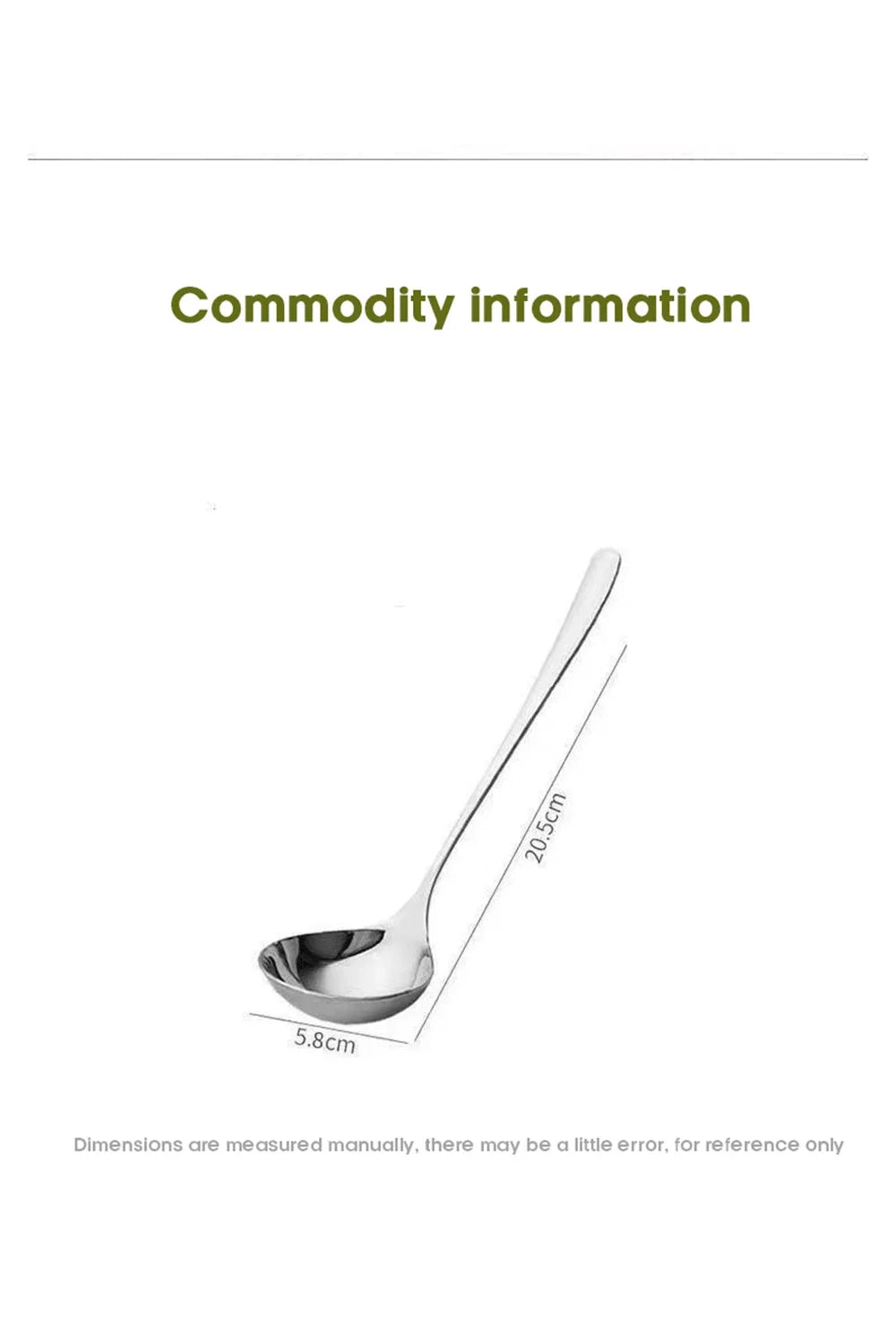 Korean Stainless Steel Thickening Spoon Creative Long Handle Hotel Hot Pot Spoon Soup Ladle Home Kitchen Essential Tools