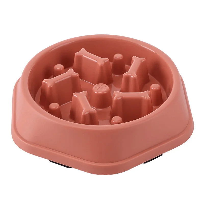 Slow Feeder Dog Bowl Non Slip Cat Dog Slower Food Feeding Dishes Large Small Medium Pet Slow Eat Dishes Puzzle Bowl Pet Supplies