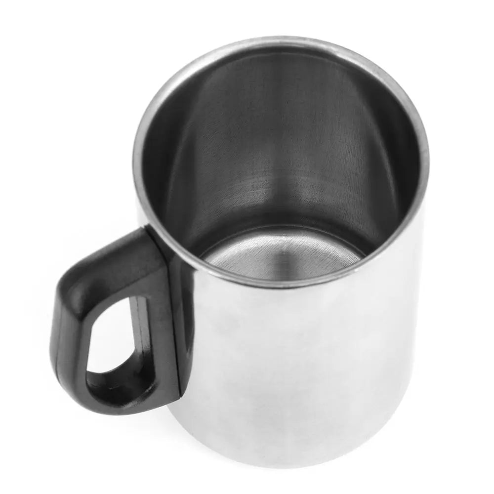 Steel Travel Lid Thermal Camping Vacuum Flask Water Bottle Tea Cup Coffee- Mug