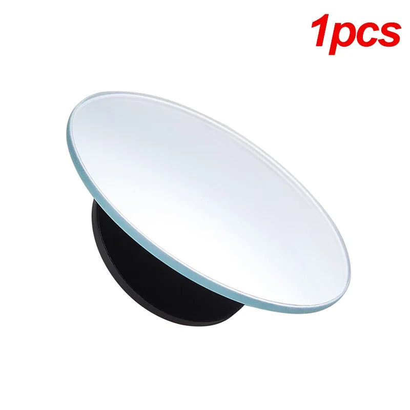 Car Blind Spot Mirror 360 Degree Adjustable Wide Angle Auxiliary Rearview Convex Mirror Universal Auto Car Auxiliary Mirror