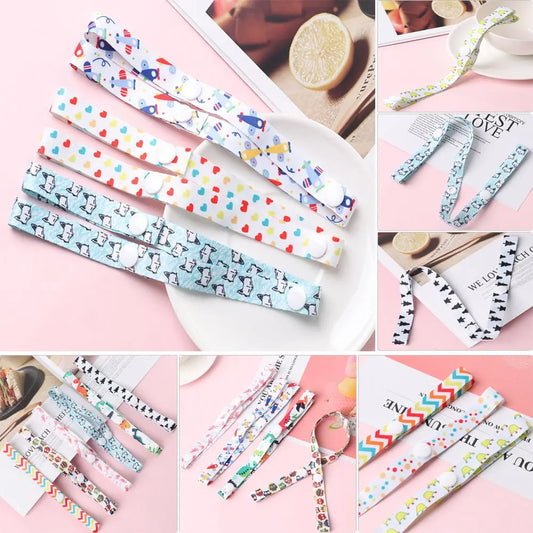 1pc Useful Teether Toys Fixed Hangers Baby Cup Holder Strap Holder Fixing Strap Anti-lost Chain Stroller Accessories Bind Belt