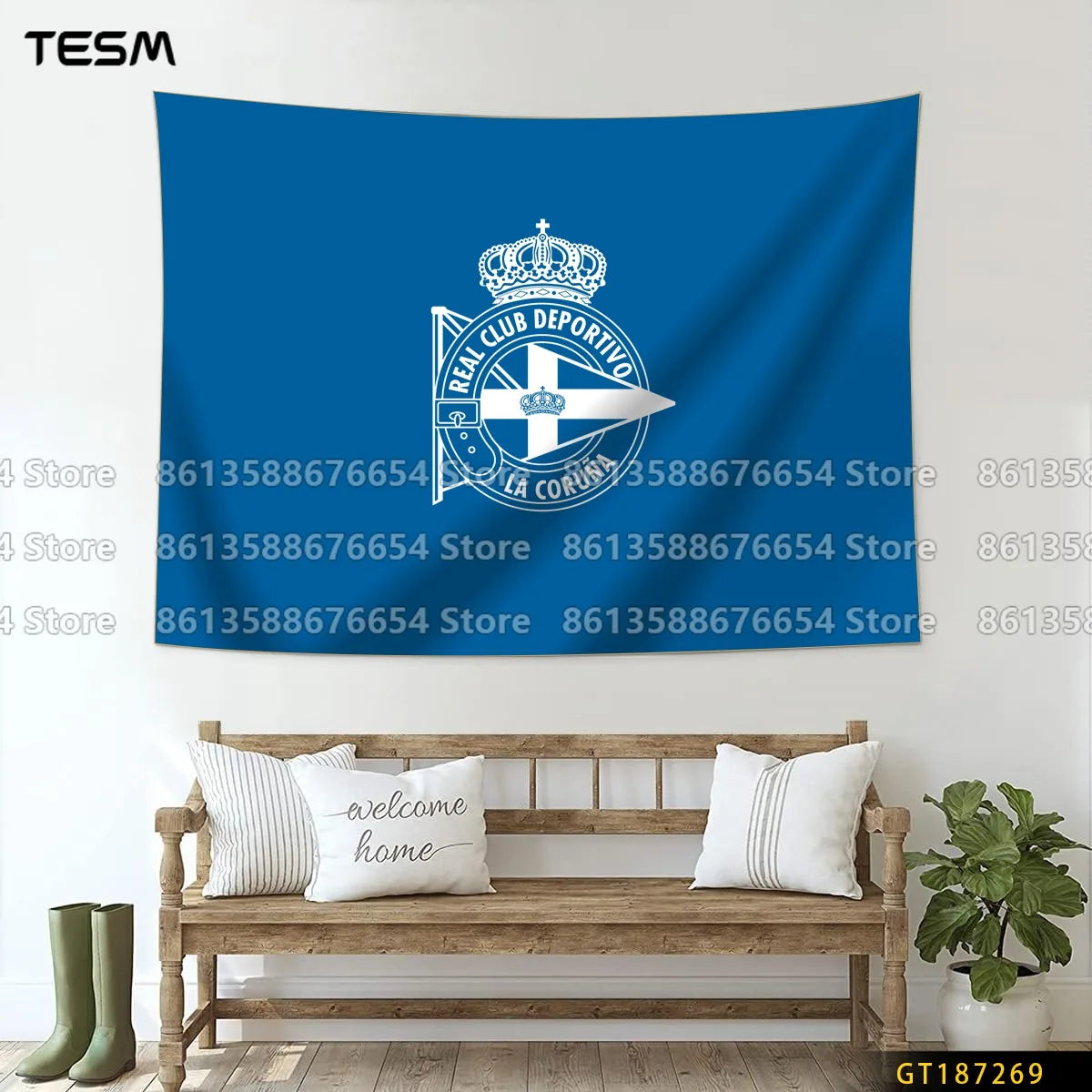 Wall Art Decor Fabric Tapestry Wall Hanging Living Room Bedroom Kitchen Dorm Decor Multi Flag 3D printed pattern