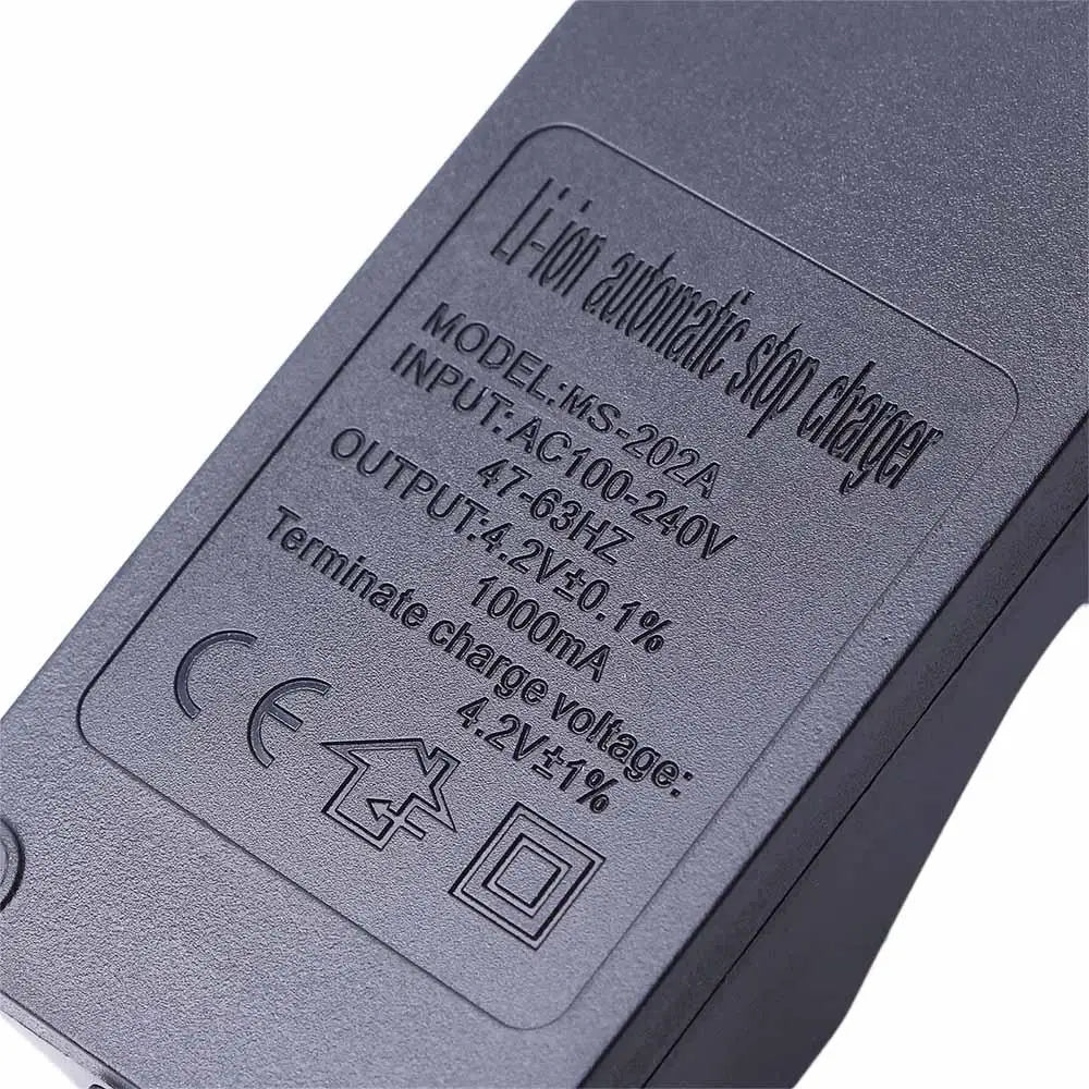 Rechargeable 18650 Battery Charger Intelligent Charge Battery Charger Auto Stop Charger Lithium Battery Charger Charger Adapter