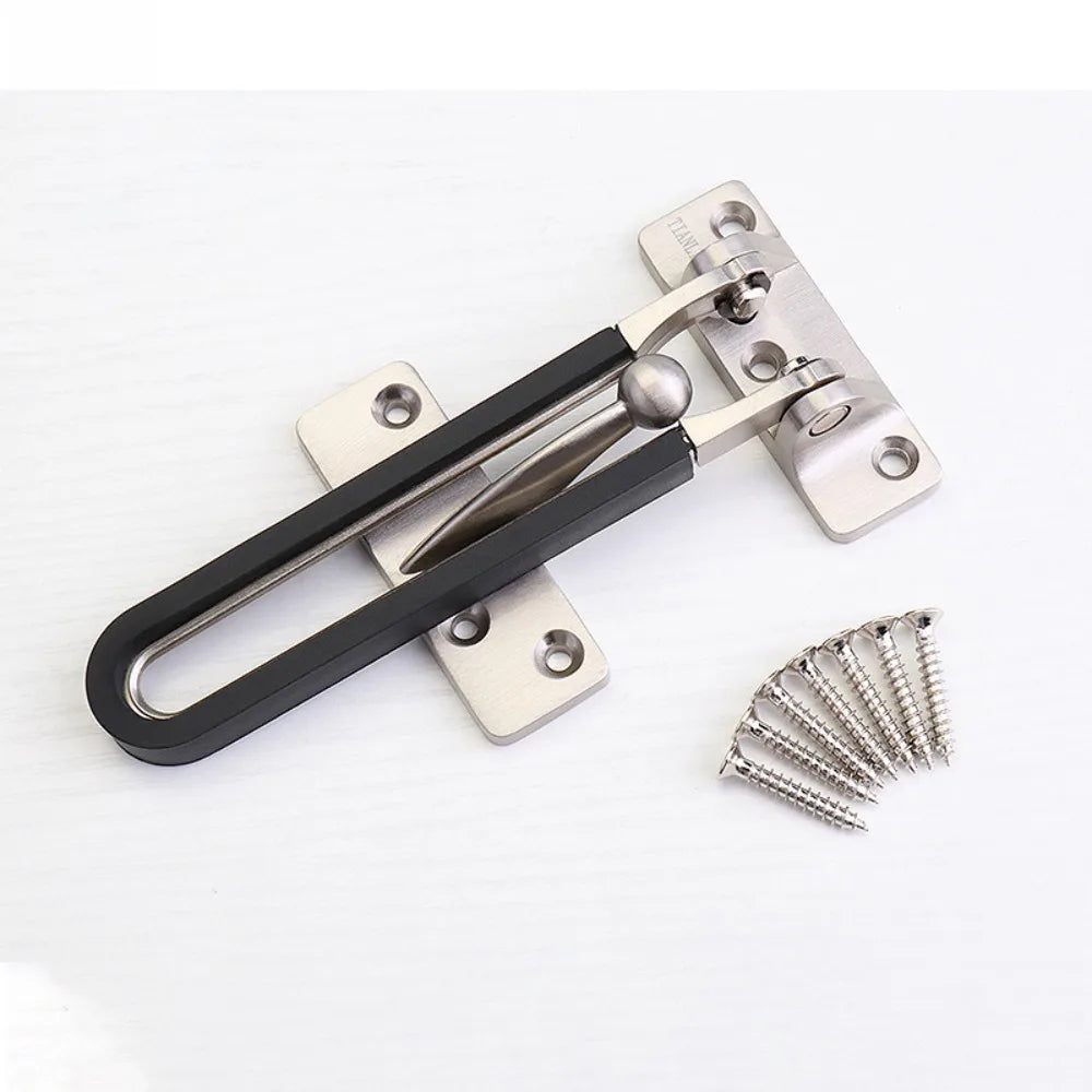 Durable Zinc Alloy Sliding Door Catch Solid Bolt Mute Door Buckle Anti-rust Security Door Hasp Bedroom