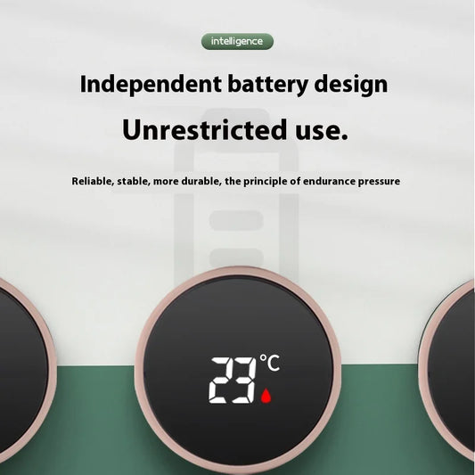 2024 New Temperature Display Thermos Keeps Cold And Heat Thermal Bottle Stainless Steel Thermos For Baby Children Kids Terms