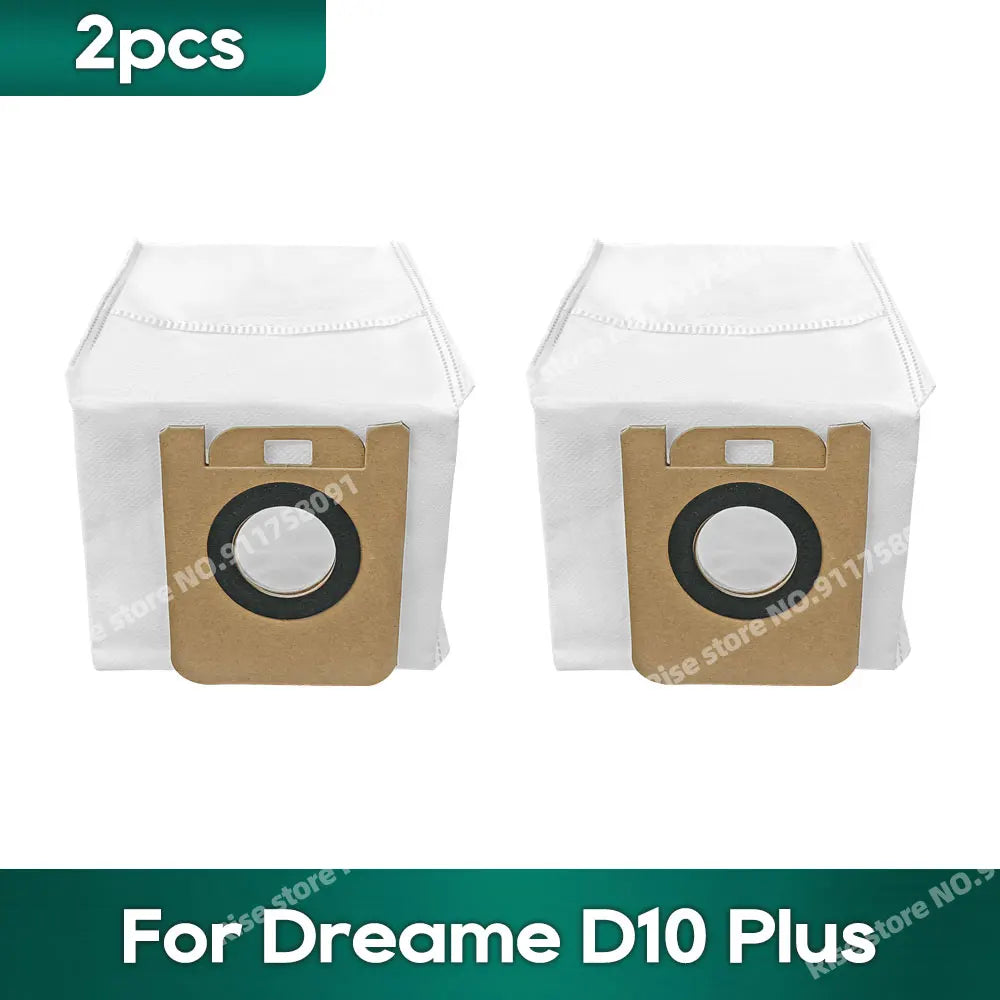 Compatible For Dreame D10 Plus / D9 Plus Robot Vacuums Spare Parts Kit Accessories Dust Bag Sack Replacement