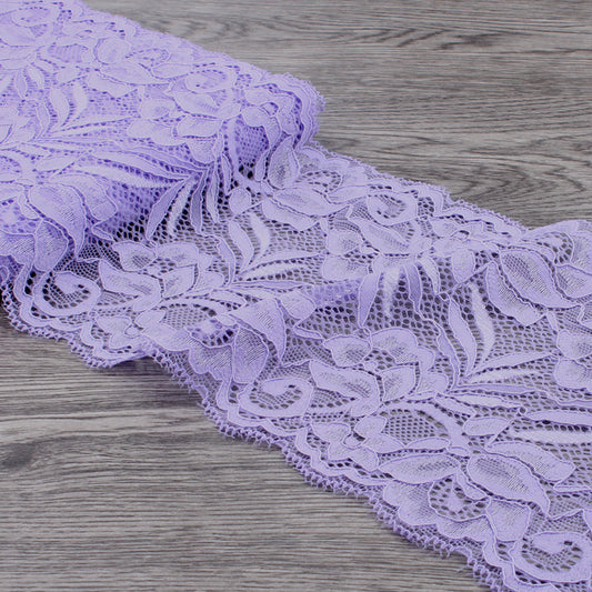 15cm Wide Lace Fabric Elastic Lace Ribbon 1meter DIY Apparel Sewing Handmade Crafts Lace Tape