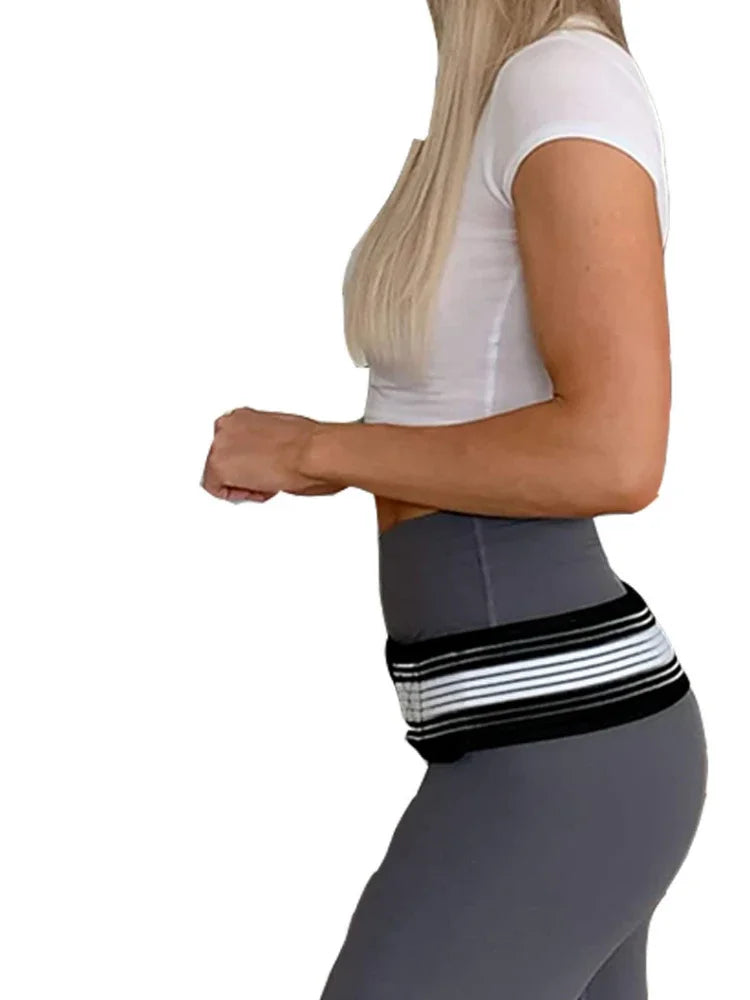 Sacroiliac SI Joint Hip Belt Lower Back Support-Hip Braces for Hip Pain Pelvic Support Belt Sciatica Ease Protect