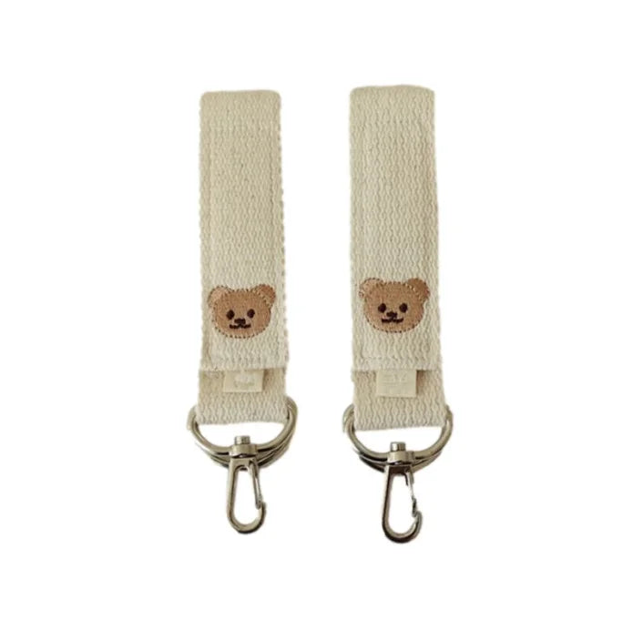 2Pcs Bear Baby Stroller Hooks Multifunction Hook for Baby Carriage Pram Baby Stroller Accessories