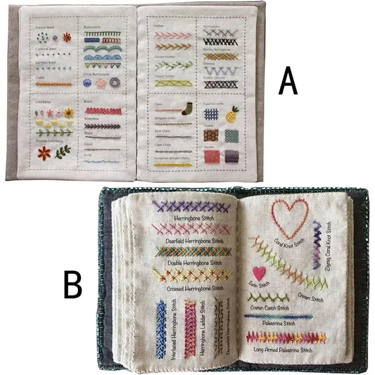 DIY Stitch Book, Embroidery Stitch Book, Embroidery Sewing Book, Embroidery Book, Sewing Books for Beginners Adult
