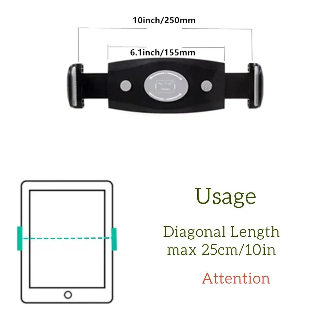 Tablet Mount Universal 7.0 To 11 inch Tablet Bracket ,9.0 To 14.5 inch Tablet Mount,Mobile Phone Clamp Mount