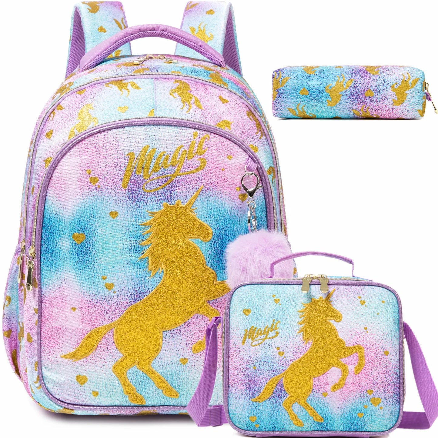 School Bags for Girls Boys Back To School Backpack Set Kids Cute Bookbag for Elementary Kindergarten Students Backpack Mochilas
