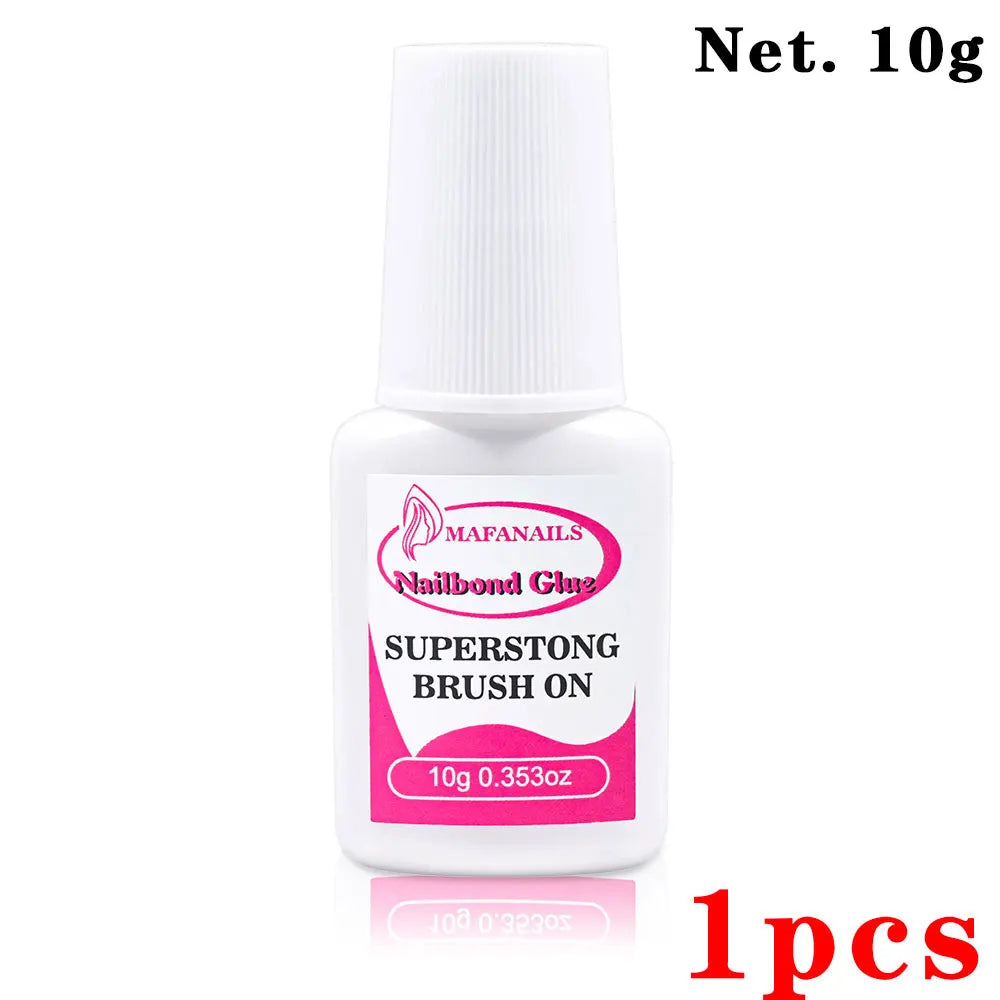 1/5/10pcs Super Strong Nail Bond Glue Acrylic Tips & Rhinestone Professional Nail Glue 2g/3g/7g/10g Fast Dry Long Lasting Glue