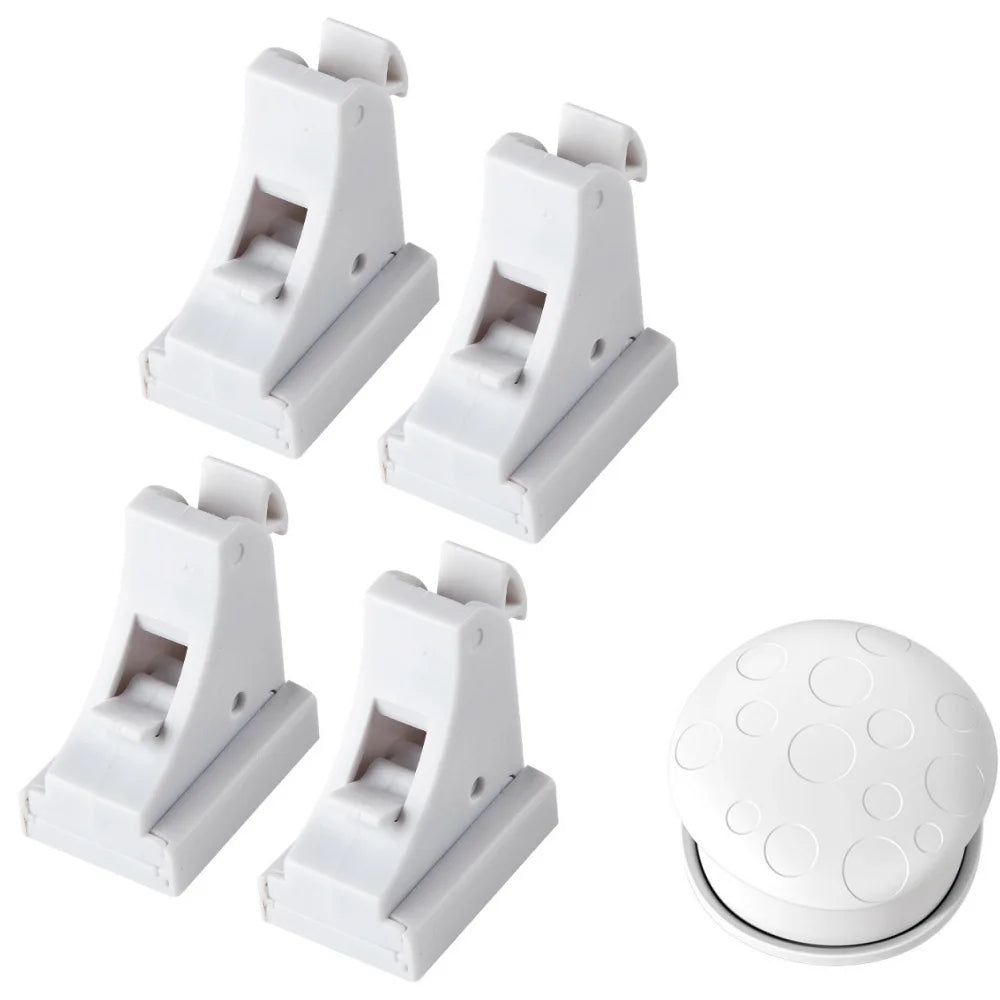 Magnetic Baby Safety Lock Self-adhesive Drawer Cabinet Door Invisible Induction Magnetic Limiter Baby Protection Cabinet Lock