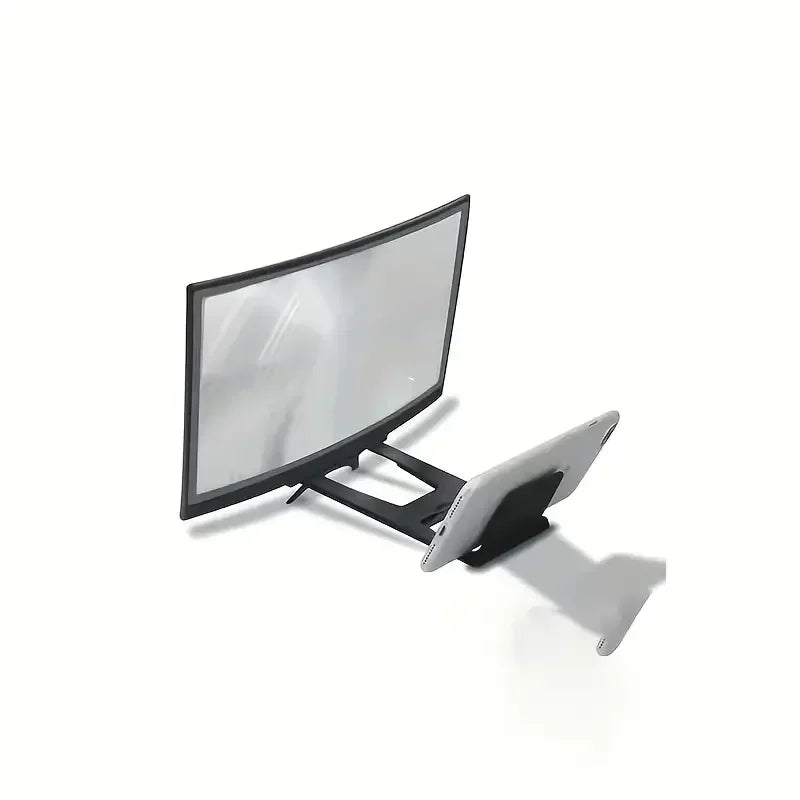 Phone Screen 3D HD Magnifier Movie Video Amplifier Holder Enlarger Screen Smart Phone Magnifying Curved Screen 12 Inch