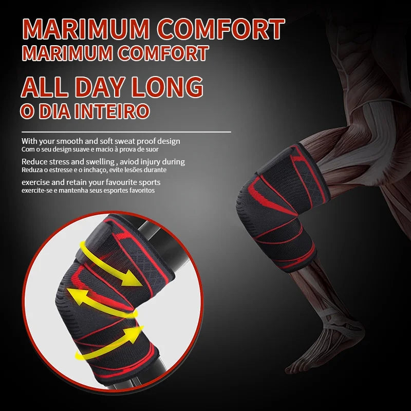 1pc dual-purpose pressurized knee pads with detachable knee pads for fitness and running