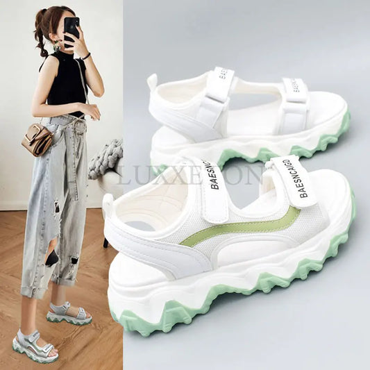 Summer Chunky Sandals for Women Fashion Platform Sandal Ladies Designers Casual Wedges Sandals Female Brand Sports Sandals