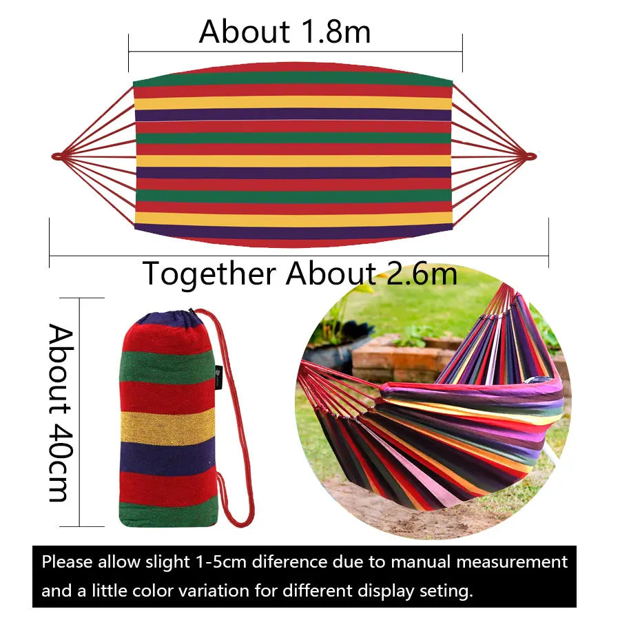 Tourist Hammock Camping Equipment Hammocks Garden Furniture Patio Hanging Hammocks for Adults Tent Outdoor Camping Survival