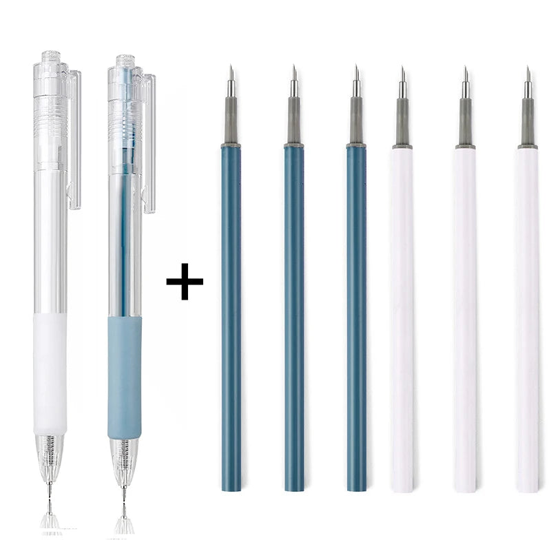 Art Utility Knife Pen Refill Stickers Scrapbooking Cutting Tool Express Box Knife School Supplies DIY Craft Supplies