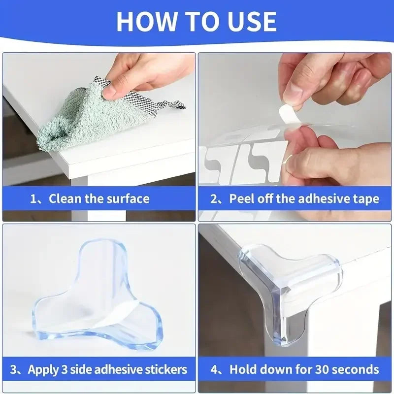 Furniture Table Corner Protector T-Shape Children's Anti-collision Table Corner Protector Baby Safety Table Corner Protector