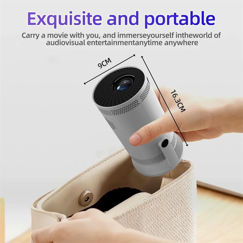 2025 Hot New Projector 4K Bluetooth 5.0 Dual Wifi6 260ANSI All Winner Support 1080P 1280*720P Mini Home Cinema Outdoor Projetors