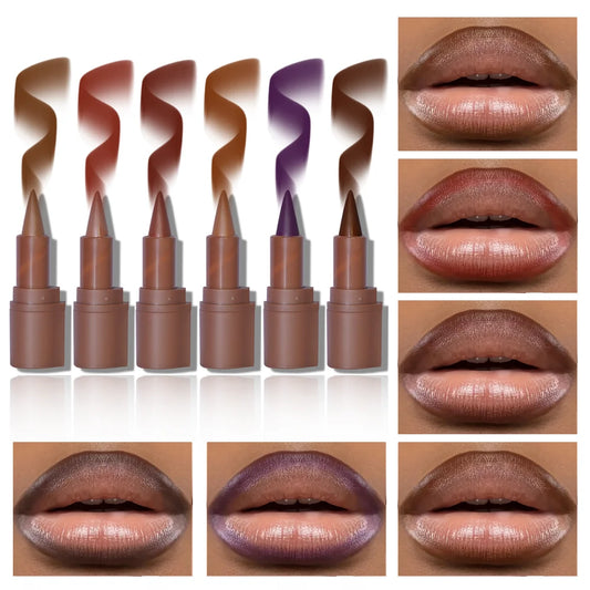 Lipliner Natural Nude Color Lipstick Crayon Pigment Moisturizing Lip Glaze Cosmetics