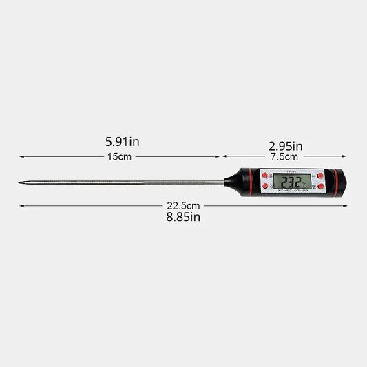 Kitchen Food Baking Digital Thermometer Electronic Probe Type Digital Display Liquid Grill Thermometer kitchen items