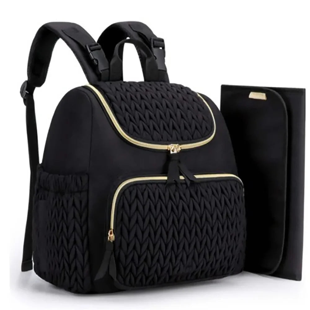 New Large Capacity Mommy Bag Lightweight Fashion Baby Diapers Organizer Diaper Bag Women