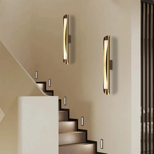 Light Luxury Strip Simple Personality Background Wall Lamps Delicate Soft Atmosphere Light Bedroom Light Bedside Lights